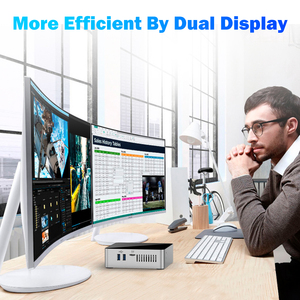 Dernier modèle Elebao GK6, ordinateur portable de bureau, mini PC Gemini Lake DDR4 Win 10 Pro <span class=keywords><strong>J4125</strong></span> avec double WiFi - Product Image 5