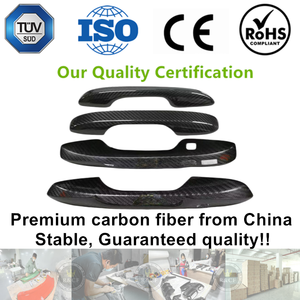 Moldura de Fibra de Carbono Real <span class=keywords><strong>para</strong></span> Manijas de Puertas Exteriores, 4 Piezas, <span class=keywords><strong>para</strong></span> Honda Civic Type R FL5 Gen 11th 2022 - Product Image 3