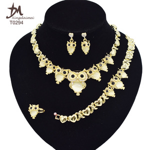 T0290 Offre Spéciale 2023 hip hop papillon ensemble <span class=keywords><strong>de</strong></span> bijoux <span class=keywords><strong>en</strong></span> plaqué <span class=keywords><strong>or</strong></span> 18K - Product Image 5