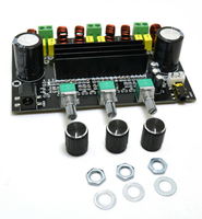 Carte amplificateur de classe D 2.1 canaux XH-M573 80W*2 plus 100W caisson de basses TPA3116D2 Module audio double puce pour haut-parleurs DIY