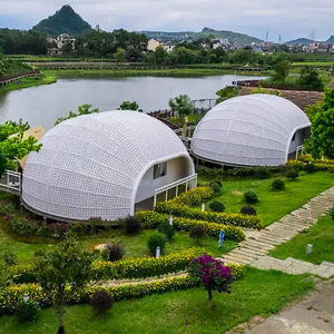 Carpa de Resort Personalizada con Estructura de Acero, Tela Oxford, Carcasa Rígida, Una Habitación, Cuatro Estaciones, con Balcón de Vidrio - Product Image 2
