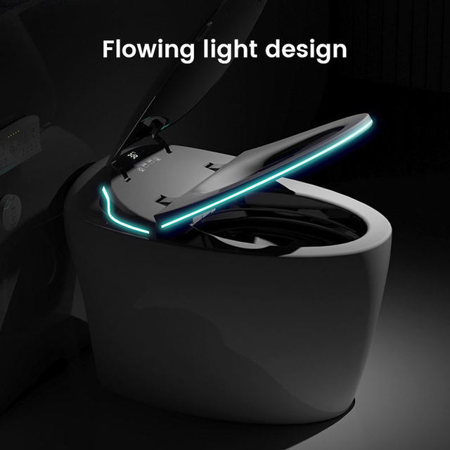 Egg Shaped All in One Fully Automatic Smart Toilet with Remote Control Electric Bidet Smart Toilet for Home Use