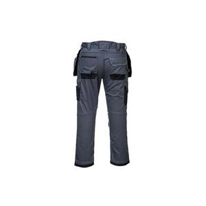 PORTWEST - PW305ZBR44 PW3 Pantalon de travail à étui extensible Zoom Gris/Noir-PANTALON DE TRAVAIL EAN 5036108394456 PANTALON DE TRAVAIL CARGO - Product Image 2