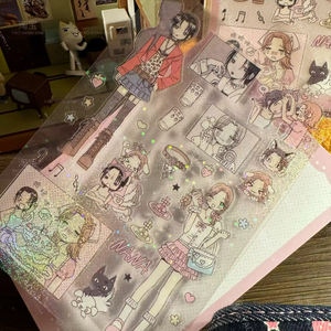 Pegatinas de <span class=keywords><strong>Anime</strong></span> <span class=keywords><strong>NANA</strong></span>, Pegatinas de Oosaki <span class=keywords><strong>Nana</strong></span> Komatsu, Artículos Escolares Kawaii, Papelería para Estudiantes, Decoración Linda para Carcasas de Teléfono y Portátiles, Regalo Lindo - Product Image 3