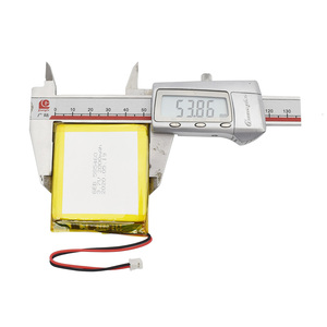 Bán buôn Chất lượng cao 585460 LiPo pin 3.7V 2000mAh lithium có thể sạc lại Polymer Pin Pin 3.7V 20000mAh - Product Image 1