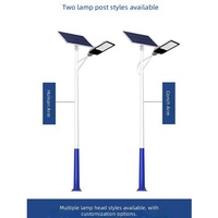 Lampadaire solaire LED étanche IP65 adapté aux autoroutes, routes, jardins, détecteurs de mouvement, lumières LED extérieures ultra brillantes