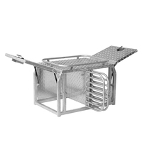Cage pour chien, en aluminium, de luxe, niche, boîte de transport, nouveau design, vente en gros