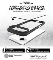 Nouvelle coque transparente mate antichoc pour iPhone 17 Air, 17 Pro, 17 Pro Max, et compatible avec iPhone 16E, 15, 14 Plus, 13, 12, 11