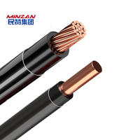 12awg 6awg 2awg Cable eléctrico Nylon recubierto Thhn/Thwn/Thw/Tw Cable eléctrico aislado Material de aislamiento de PVC