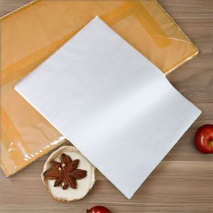 Custom Food-Grade Greaseproof Double-Sided <b>Silicone</b> Coated Baking Paper Waterproof Recyclable Kitchen Parchment <b>Air</b> <b>Fryer</b> <b>Liners</b> - Product Image 5