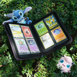 Nouveauté : Album de cartes à collectionner en cuir PU à 4 pochettes pour le rangement de cartes TCG, marque privée - Product Image 1