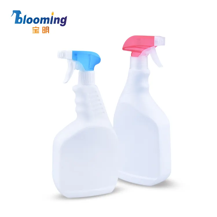 Campione gratuito fabbricazione professionale all'ingrosso 700ml 1000ml Trigger Spray Bottle Plastic HDPE Bottle Trigger