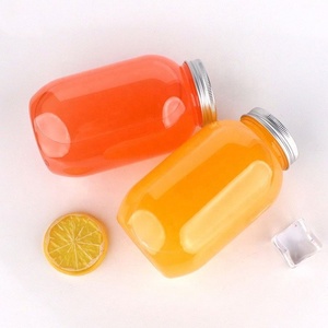 Botellas de PET Reciclables para Jugos Fríos, Leche, Plástico de Grado Alimenticio, Botella de Agua de 500 ml con Tapa Sellada - Product Image 2