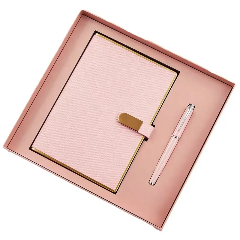Hign Kwaliteit Promotie Nieuw Product Idee 2023 Custom Luxe Corporate Journal Notebook Business Gift Box Set Voor Mannen Vrouwen