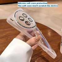 Étui souple transparent en acrylique pour téléphone X300, film de protection d'objectif à couverture intégrale, antichoc, étui pressé à chaud