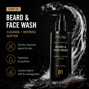 Sérum Quotidien pour la Densité de la Barbe avec Peptides, Caféine et Trèfle Rouge pour la Croissance et l'Entretien des Barbes Fines, Clairsemées et Déséquilibrées - Product Image 2