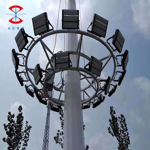 20m 25M 30M 35M 40m 60ft 65ft 70ft 80ft 100ft mạ kẽm nhúng nóng cột cao dẫn ánh sáng lũ với thiết bị nâng và hạ - Product Image 2