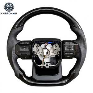 Modificación del Volante, Fibra de Carbono y Cuero Deportivo, Personalizable para Corolla LC300 LC250 Hilux Fortuner Land Cruiser GR - Product Image 2