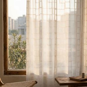 Tissu pour rideau de porte coulissante, panneaux voiles filtrants la lumière pour rideaux de porte patio <span class=keywords><strong>au</strong></span> <span class=keywords><strong>mètre</strong></span> - Product Image 2