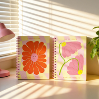 Carnet de notes à spirale en papier artistique avec logo personnalisé, vente en gros, cadeau d'entreprise, fournitures scolaires, carnet d'étudiant