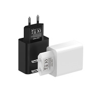Adaptateur d'alimentation PD 20W, mini chargeur mural rapide pour mobile avec un seul port USB, prises AU, UK, EU