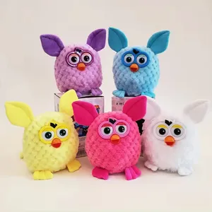 Juguete de peluche eléctrico personalizable Animal puede hablar grabación Phoebe Electronic Pet Owl juguete suave para niños