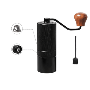 Molinillo de Café Manual Ecológico con Cuerpo de Aleación de Aluminio y Acero Inoxidable 420, Molinillo Cónico de 6 Estrellas, Capacidad de 30G, <span class=keywords><strong>Happyway</strong></span> MM003 - Product Image 1
