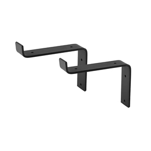 Paire de supports d'étagères en métal et acier pour étagères 6 8 9 12 \ "Structure de support mural triangulaire - Product Image 5