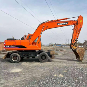 Original Design Used Doosan DH210W-7 Wheel Excavator 21 Ton 0.86m Bucket Engine & Gearbox Nice <b>Running</b> Condition for Hot Sale - Product Image 3