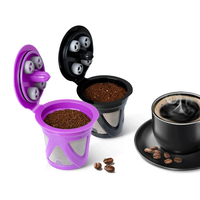Nouvelles capsules K-Cup réutilisables, filtre à café rechargeable en PP pour machine à café K-Cup Supreme Plus
