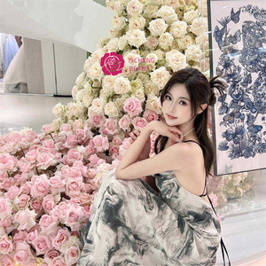 Mur <span class=keywords><strong>de</strong></span> fleurs artificielles Yicheng Beauty, rose artificielle murale, <span class=keywords><strong>jardin</strong></span> <span class=keywords><strong>de</strong></span> fleurs Monet, mur <span class=keywords><strong>de</strong></span> fleurs <span class=keywords><strong>de</strong></span> haute qualité pour la décoration - Product Image 5