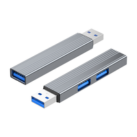 Adaptador Multipuerto Divisor de Concentrador USB 3 en 1, Expansor de Puertos USB, 1 USB 3.0 y 2 USB 2.0 para Laptop, PC, MacBook, Mac Pro, Mac Mini