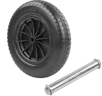 Roue de brouette Maxtop de haute qualité, pneus en mousse PU 14 pouces 3.50-8, pour chariot à main et chariot à outils, 350-8