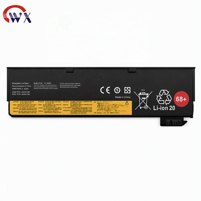 OEM Wholesale 68+ 48Wh Laptop Battery Factory for Lenovo ThinkPad T440s T450 T550 X240 X250 X260 X270 Notebook Battery
