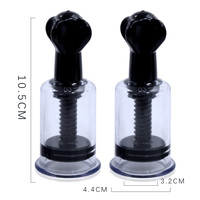 Ventouse de massage rotative pour l'agrandissement des seins en plastique transparent