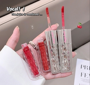 ลิปกลอสแบบ2อิน1ทำจากกระจกเคลือบด้านลิปกลอสกันน้ำติดทนนานอุปกรณ์แต่งริมฝีปากเซ็กซี่ให้ความชุ่มชื้นกำมะหยี่ - Product Image 5