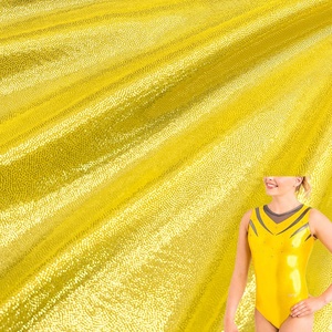 Nuevas llegadas Mystic Glitter Shimmer Sequin Metallic Foil Stretch Nylon Spandex Tela Traje de baño Cheerleading Dance Skating Fabric - Product Image 1