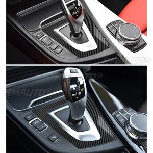 Para BMW Serie 3 F30 Serie 4 318 320GT F34 F35, Cubierta Protectora para el Panel de la Palanca de Cambios, Adhesivo Decorativo Interior, Modificación - Product Image 6