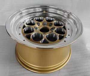 Cerchi in lega di alluminio fresati R15x8.0j 4x100/114.3 da 15 pollici per auto da corsa, di tendenza e a basso prezzo - Product Image 5