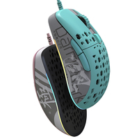Motospeed Mototech M1 Mouse Gaming berkabel, Mouse Gaming 8 tombol 16000DPI dapat disesuaikan PMW3389, Mouse komputer dan kantor desain berongga untuk PC dan Laptop