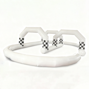 Casa Inflable Personalizada con <span class=keywords><strong>Pista</strong></span> de Carreras y Túnel para 6 Niños, Juego de PVC Impermeable para Interiores/Exteriores con Fácil Instalación - Product Image 4