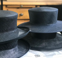 Topi Jerami Koboi Parasisal Capelines ND466, Topi Musim Panas, Topi Jerami Koboi Parasisal