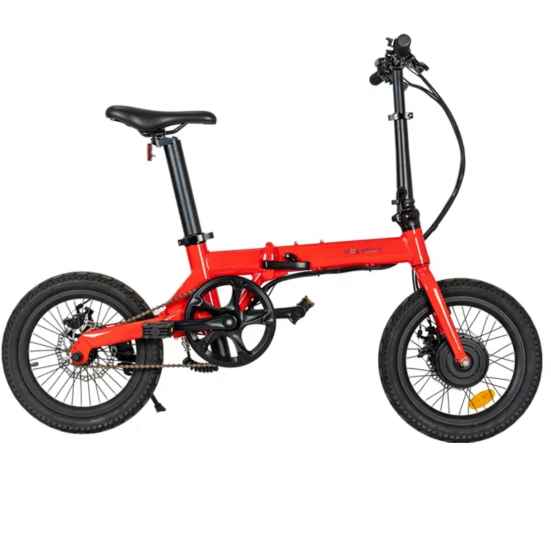 16 inch 250W red aluminum e bike folding electric bicycle himo c20 for exercising