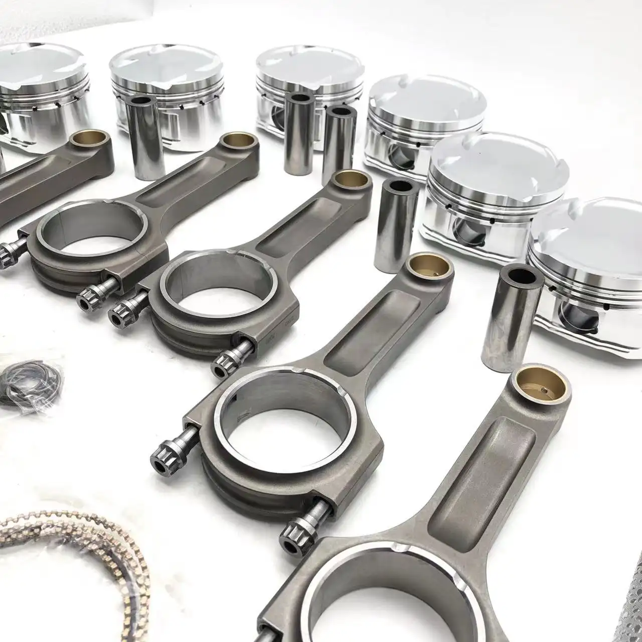 86mm/86.5mm/87mm CR 9.0:1/10:1 2JZ GTE Piston Rod kit Forged Pistons Forged Connecting Rods For Toyota Supra 2JZ GTE