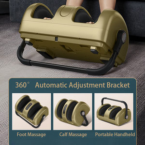 Equipo vibratorio Shiatsu, bomba de compresión de aire con Control remoto eléctrico, masajeador de pies otomano para piernas y pantorrillas - Product Image 4