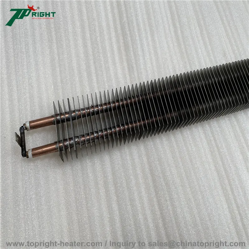I U W type stainless steel heating element finned tubular air heater