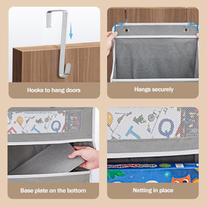 Organizador de bolsa de almacenamiento colgante con ventana para sala de estar, dormitorio, hogar, organizador de almacenamiento sobre la puerta - Product Image 3