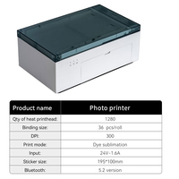 Imprimante à sublimation couleur portable Fonlyu C1, mini, haute définition, transparente, pour coques de téléphone portable, autocollants, personnalisation DIY, colorée