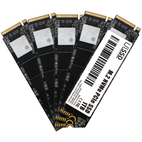 SSD Internal 1TB M.2 PCIe NVMe 2280 Gen 3.0x4 3D NAND Flash Bersertifikasi CE/FCC/ROHS untuk Laptop, Kecepatan Baca 3000MB/s, Kecepatan Tulis 2000MB/s