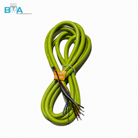 Cableado Personalizado UL2464 20AWG de 4 Hilos, 1.659m, Verde, de S/T6 a Extremo Desnudo con Etiquetas de Advertencia para Bomba Industrial, RoHS